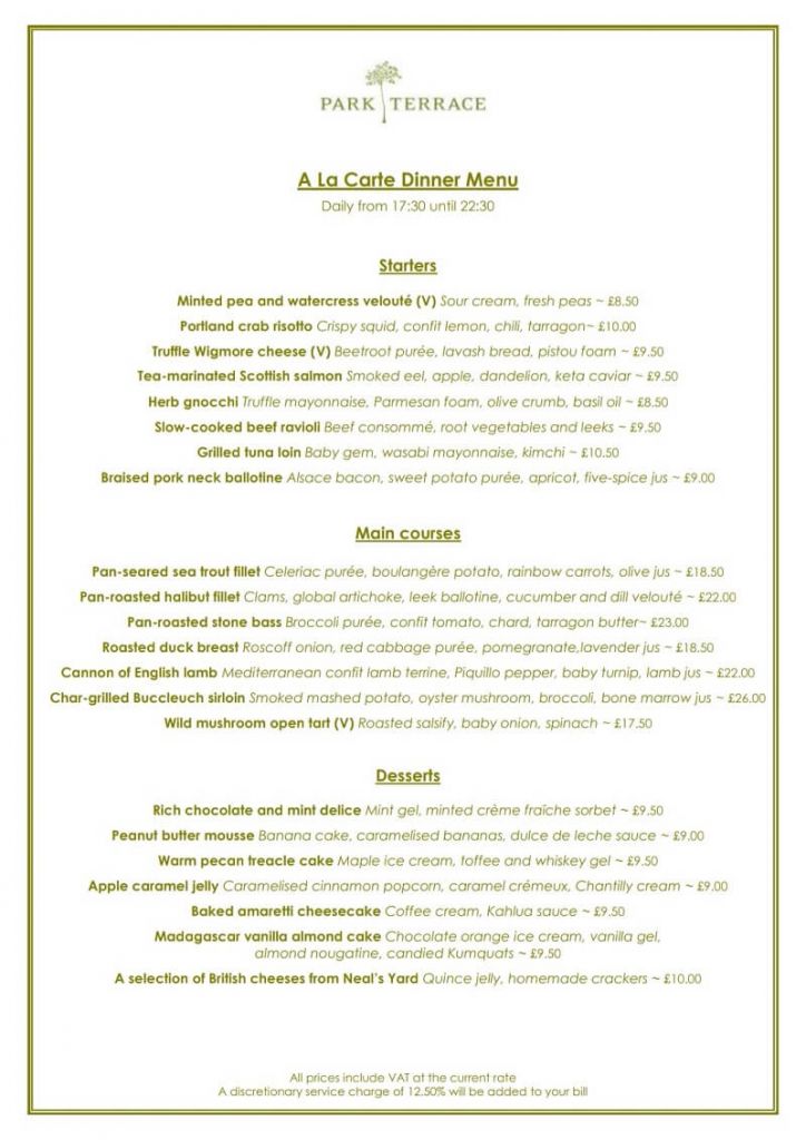 Park Terrace Restaurant by KENSINGTON GARDENS Gezenti Anne