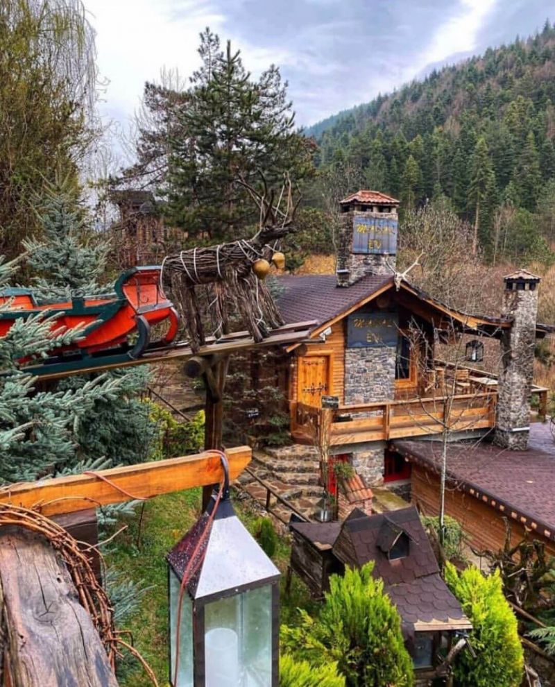 Doğa İçinde Şömineli Bungalov Ağaç Otel, Abant Masal Evleri Konaklama
